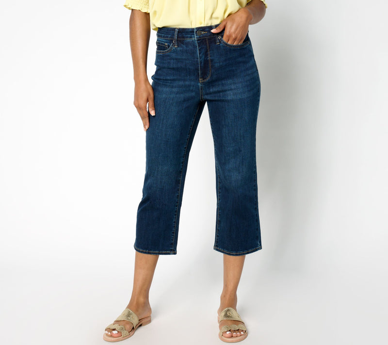 NYDJ High Rise Joni Capri in Cool Embrace - Olympus — Main view