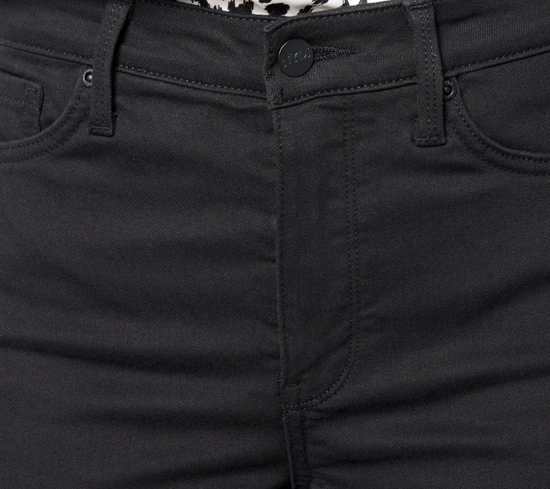 NYDJ High Rise Joni Capri in Cool Embrace - Black — View 6