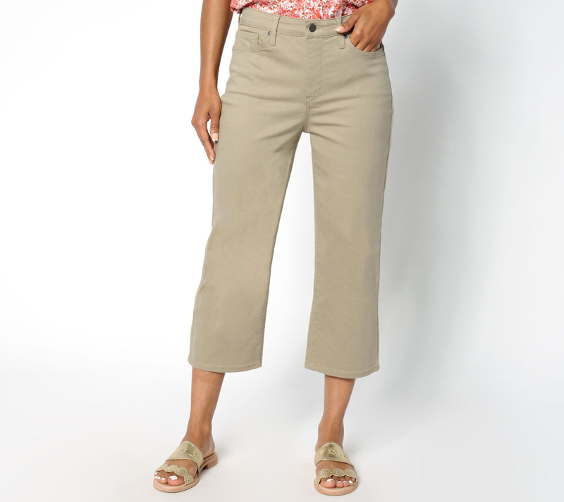 NYDJ High Rise Joni Capri in Cool Embrace - Saddlewood — Main view