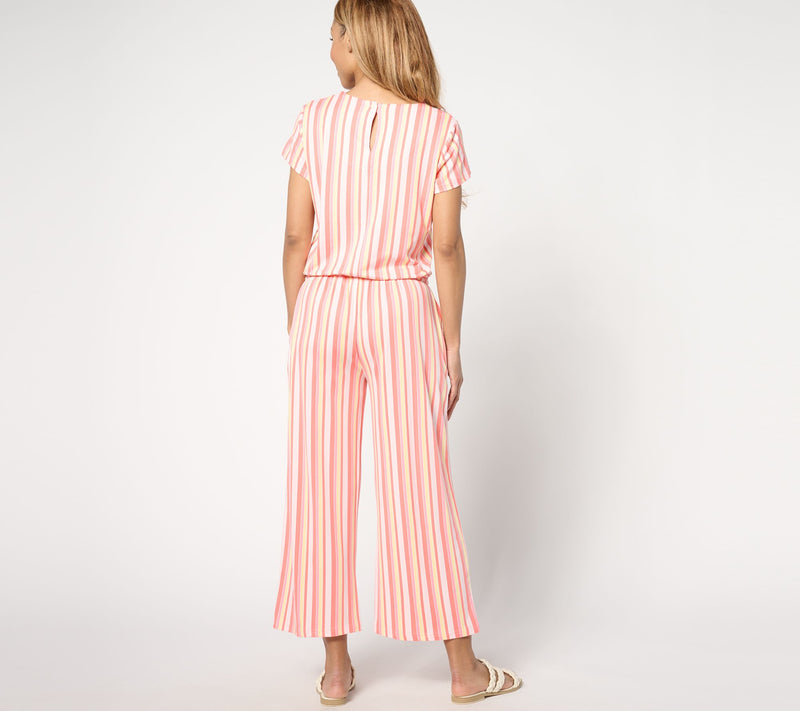 MUK LUKS Cloud Knit Square Neck Jumpsuit — View 2