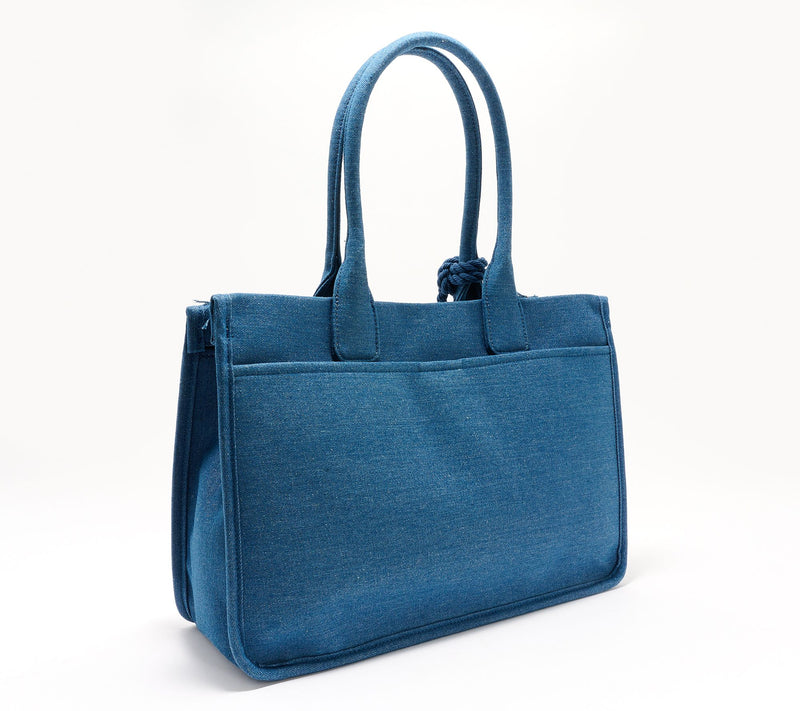 Vince Camuto Large Canvas Tote - Orla — View 14