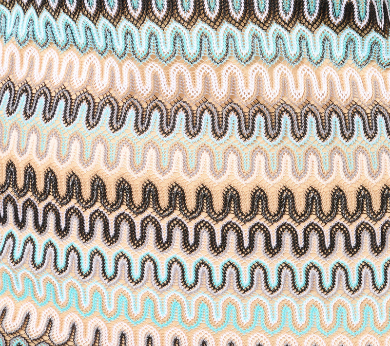Studio Park x Vanessa Herring Textured Knit Vacation Dress with Fringe — View 4