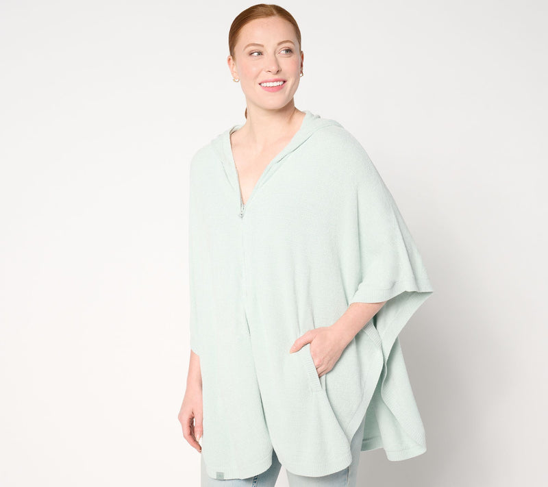 Barefoot Dreams CozyChic Ultra Lite Shirttail Poncho — View 10