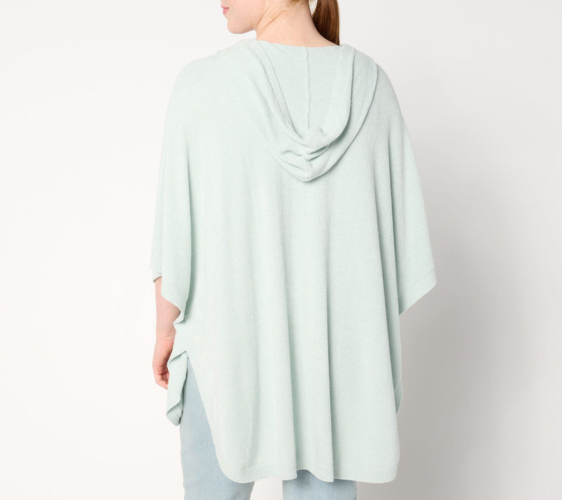 Barefoot Dreams CozyChic Ultra Lite Shirttail Poncho — View 2