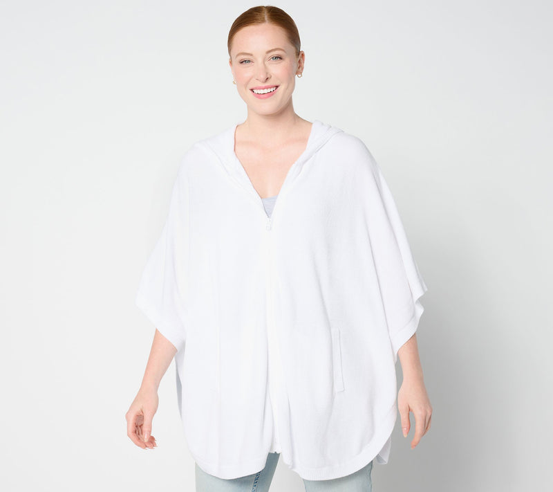 Barefoot Dreams CozyChic Ultra Lite Shirttail Poncho — View 11