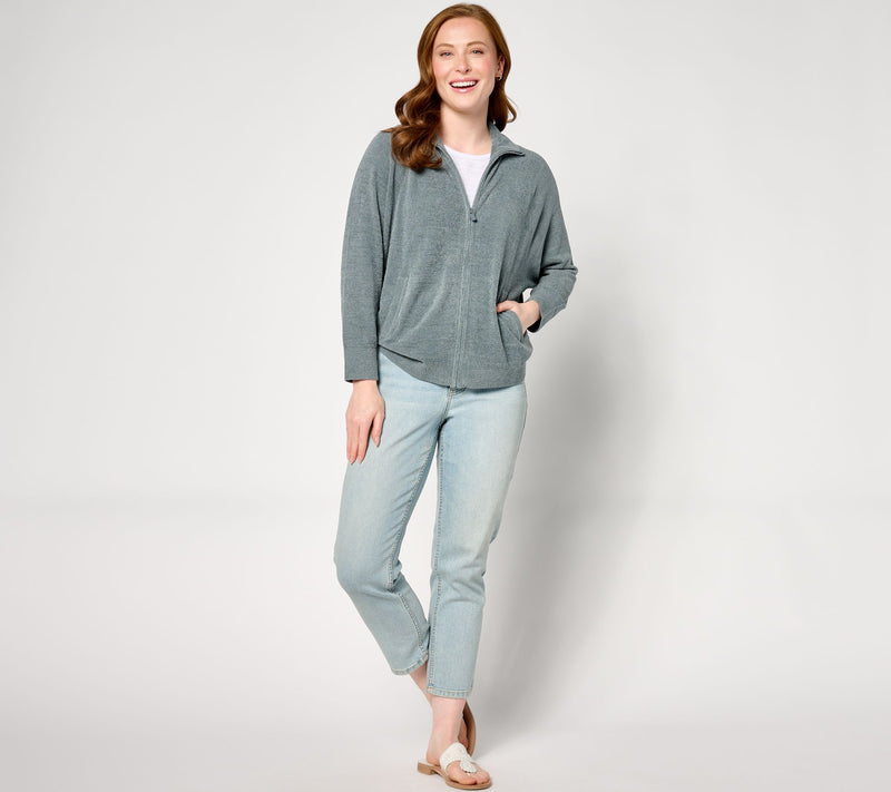 Barefoot Dreams CozyChic Ultra Lite Full-Zip Cardigan — View 11