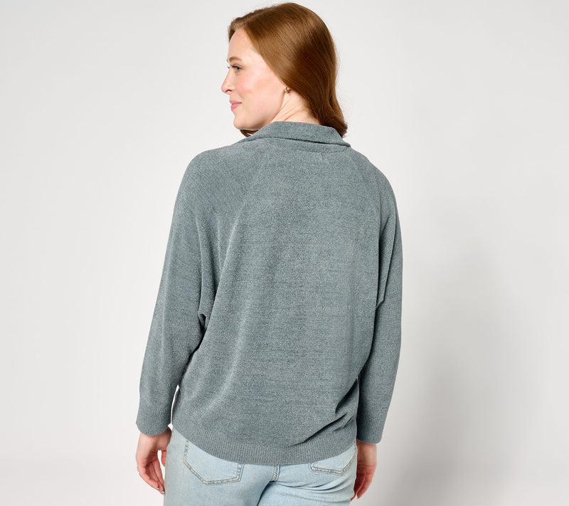 Barefoot Dreams CozyChic Ultra Lite Full-Zip Cardigan — View 10
