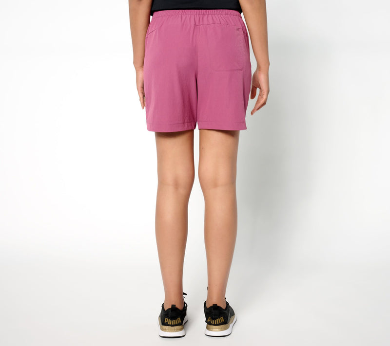 zuda Textured Stretch Woven Short — View 8