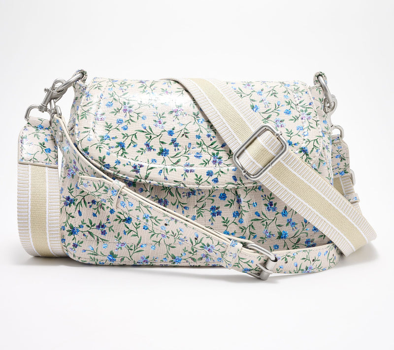 American Leather Co. Leather Crossbody with Two Straps — View 6