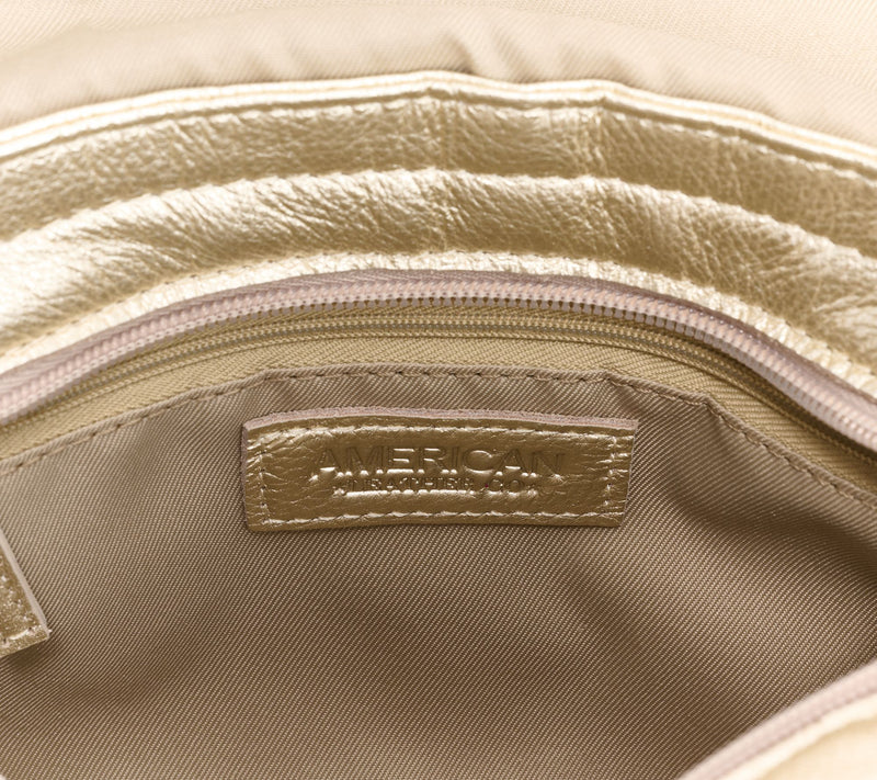 American Leather Co. Leather Crossbody with Two Straps — View 34