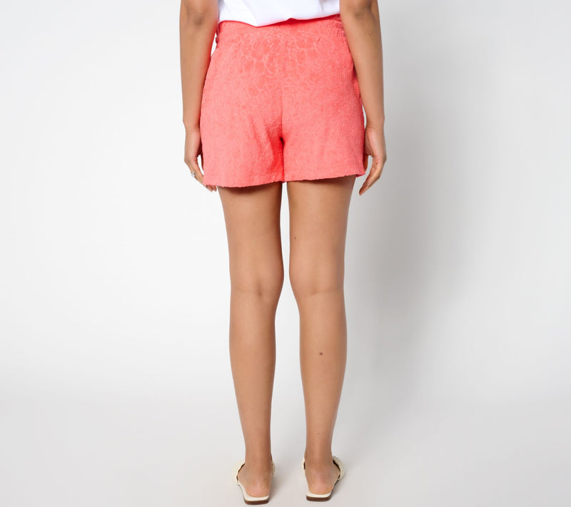 Belle Beach by Kim Gravel Poolside Terry Jacquard 5" Short — View 10