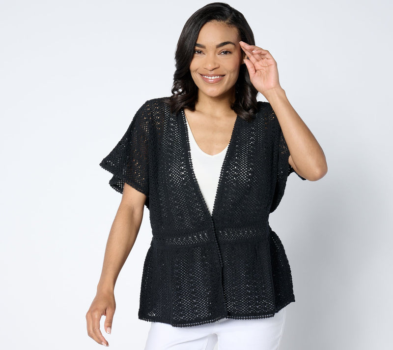 BEAUTIFUL by Lawrence Zarian The Josie Novelty Sweater Topper — View 8
