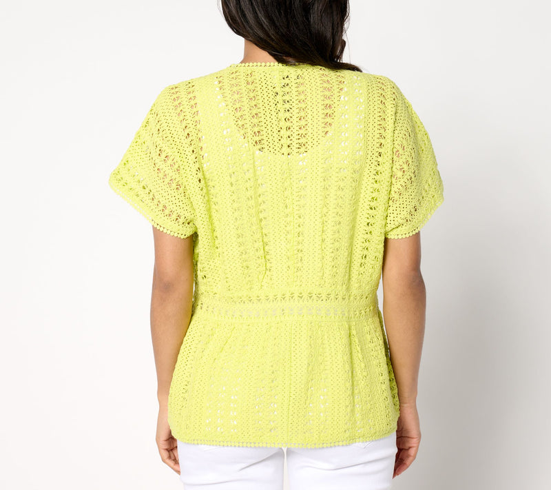 BEAUTIFUL by Lawrence Zarian The Josie Novelty Sweater Topper — View 2