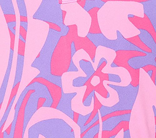 Belle by Kim Gravel Flirty Floral Split Neck Poncho — View 5