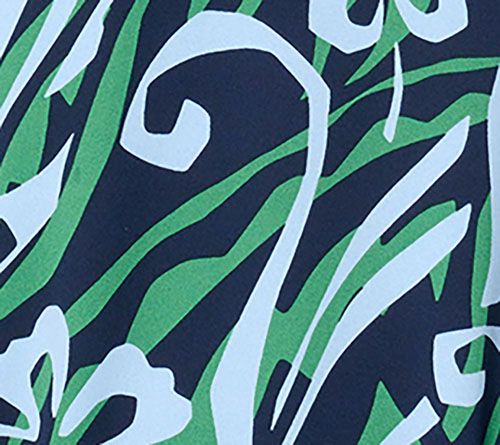 Belle by Kim Gravel Flirty Floral Split Neck Poncho — View 8