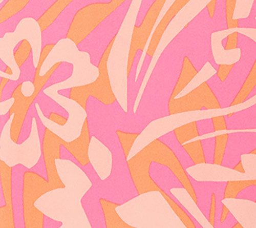 Belle by Kim Gravel Flirty Floral Split Neck Poncho — View 9
