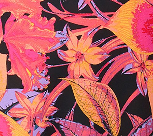 BEAUTIFUL by Lawrence Zarian Paradise Printed V-Neck Blouse — View 18