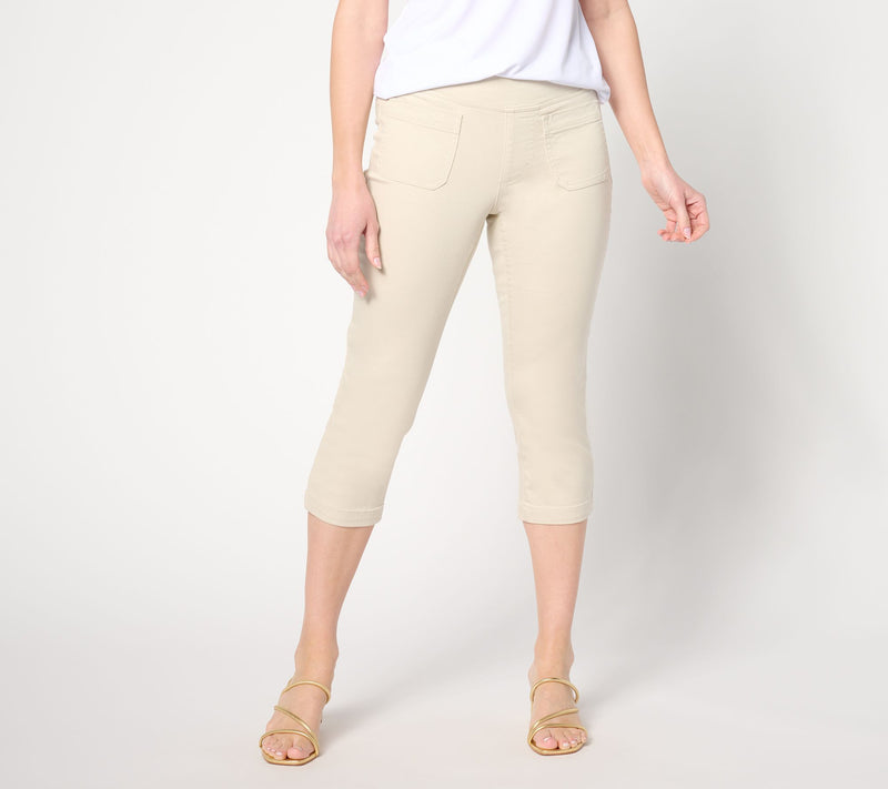 Belle by Kim Gravel Pet TripleLuxe Twill Patch Pocket Capri — Main view