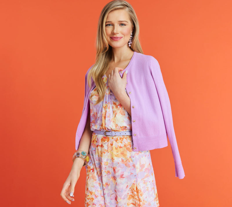 Isaac Mizrahi Live! Long Sleeve Pointelle Trim Bolero — View 12