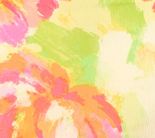 Isaac Mizrahi Live! Printed Crinkle Chiffon Scarf Top — View 8