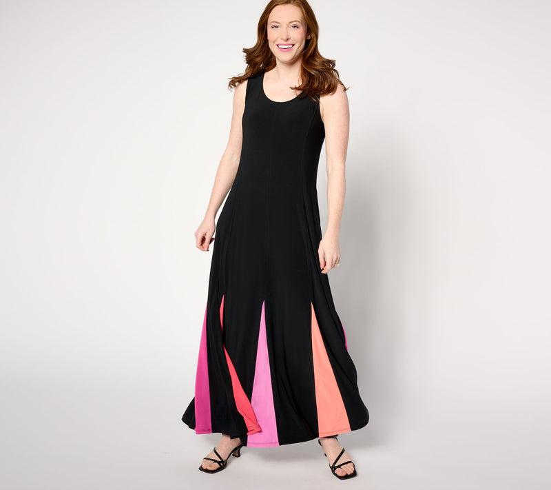 Women with Control Regular Como Jersey Godet Maxi Dress — View 3