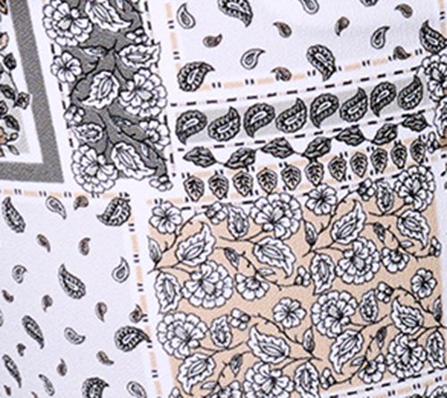 Isaac Mizrahi Live! Regular Printed Pebble Knit Crop Straight Pants — View 10