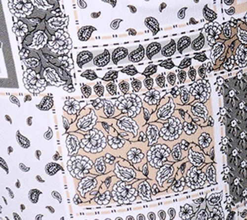 Isaac Mizrahi Live! Petite Printed Pebble Knit Crop Straight Pants — View 10