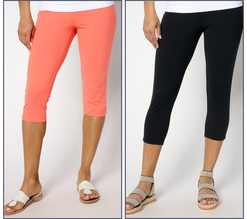 Women With Control Regular Set of 2 Capri and Pedal Pusher — View 5