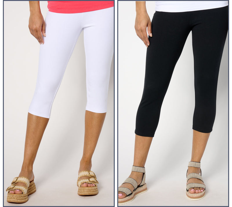 Women With Control Tall Set of 2 Capri and Pedal Pusher — View 5