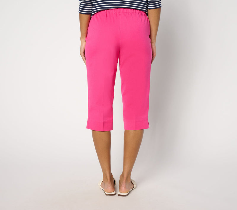 Isaac Mizrahi Live! Tall 24/7 Stretch Pedal Pusher w/ Pockets — View 2