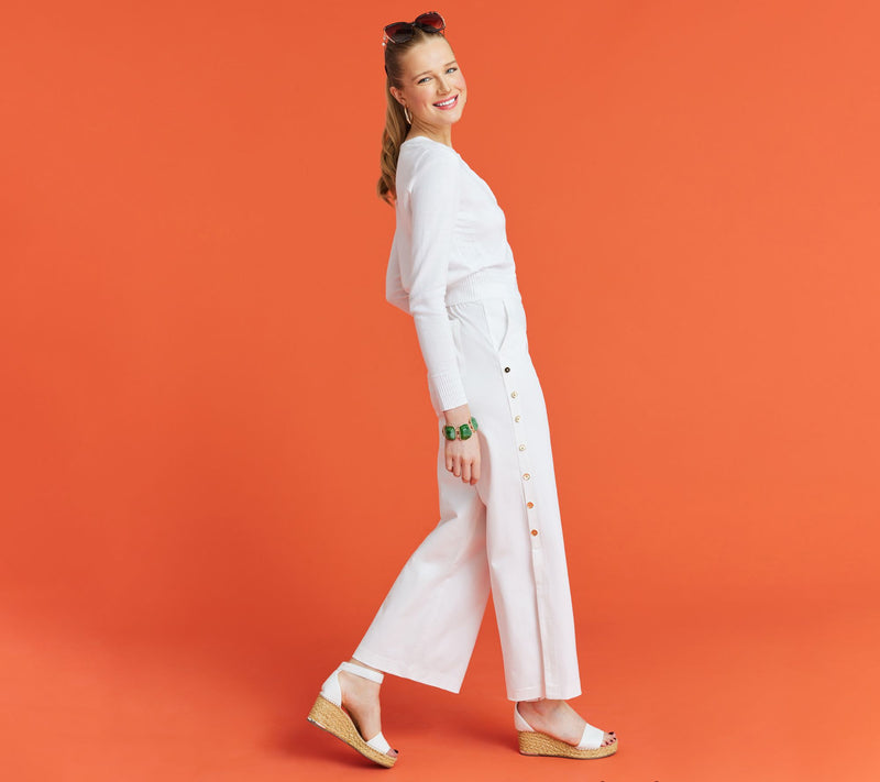 Isaac Mizrahi Live! Regular 24/7 Stretch Wide Leg Full Length Pants — View 7