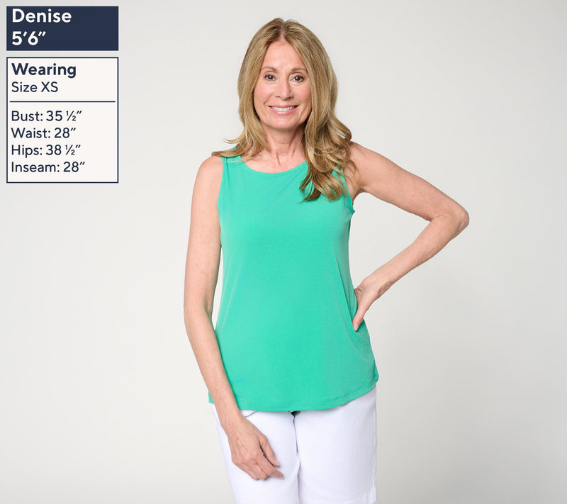 Susan Graver Modern Essentials Set of 2 Liquid Knit Tank Tops — View 11