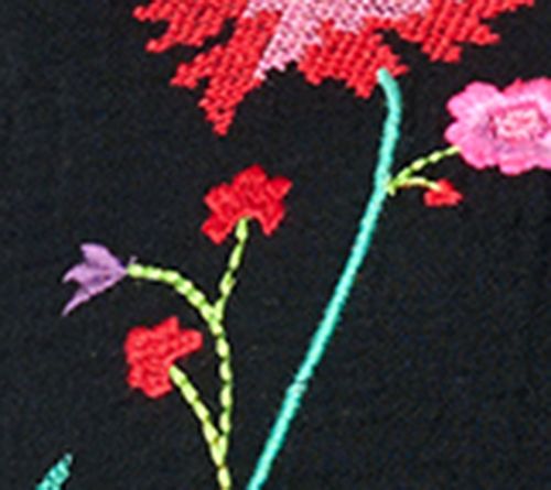 Susan Graver PASSPORT Embroidered Cotton Gauze Tie-Front Shirt — View 6