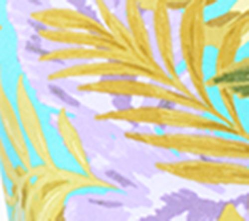 Susan Graver Passport Regular Print or Solid Woven Tiered Dress — View 2