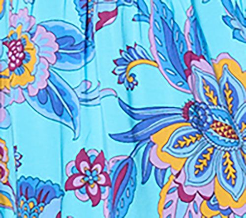 Susan Graver Passport Petite Print or Solid Woven Tiered Dress — View 7