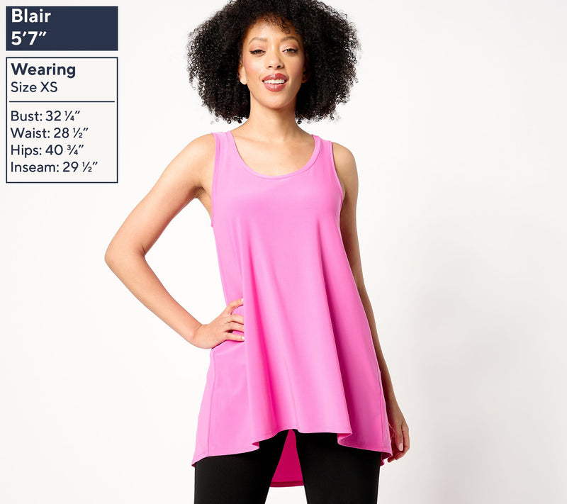 Dennis Basso Italia Knit Sleeveless A-Line Top — View 11