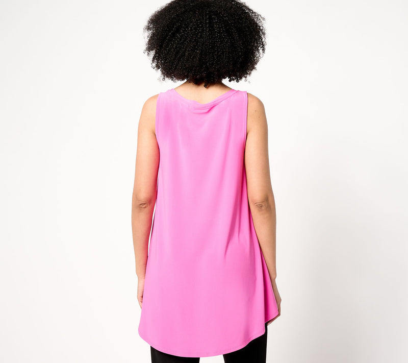 Dennis Basso Italia Knit Sleeveless A-Line Top — View 12