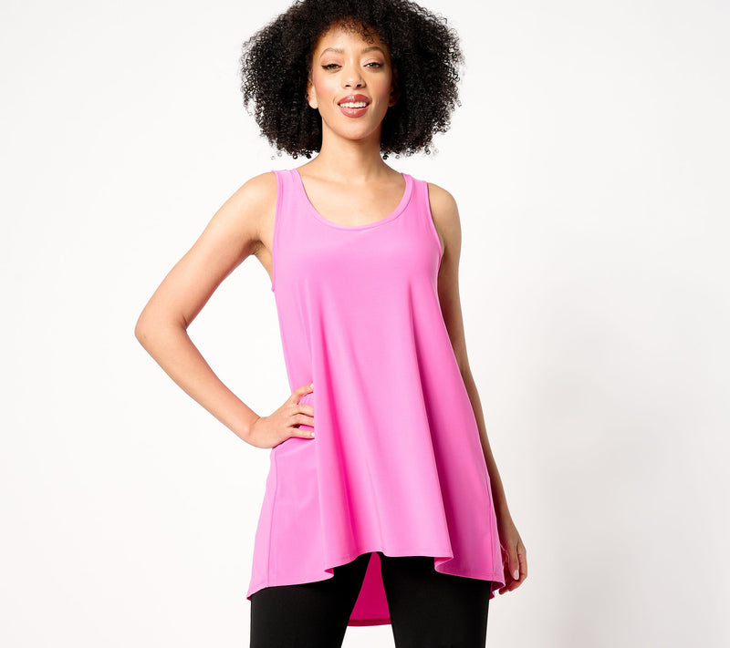 Dennis Basso Italia Knit Sleeveless A-Line Top — View 7