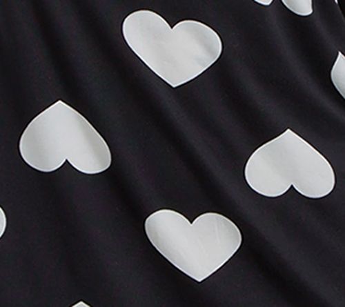 iCollection Modal Hearts Henley Lounge Dress — View 2