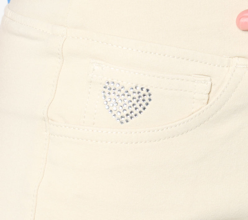 Quacker Factory DreamJeannes Flat Waistband 8" Shorts — View 4