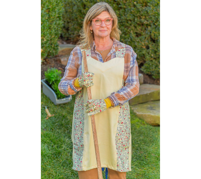 Evergreen Edith Floral Gardener's Full Apron and Gloves — View 5