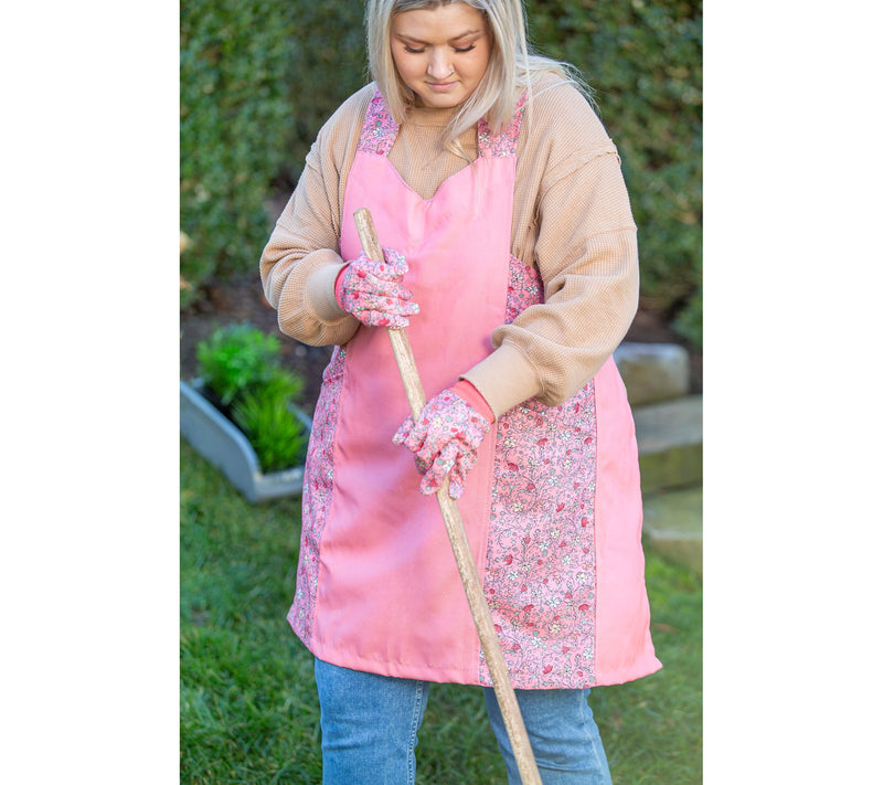 Evergreen Edith Floral Gardener's Full Apron and Gloves — View 7