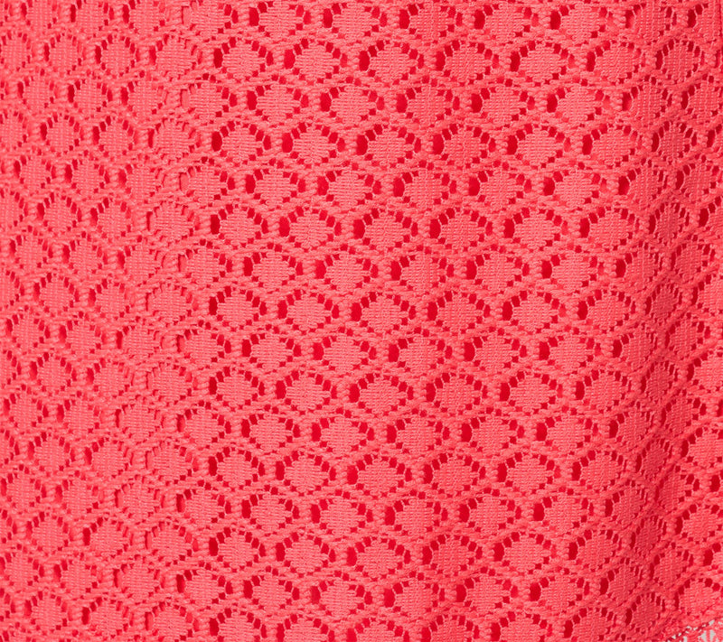 Isaac Mizrahi Live! Regular Crochet Knit Pull On Knee Length Skirt — View 4