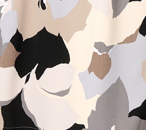 Isaac Mizrahi Live! Petite Printed Pebble Knit Square Neck Dress — View 4