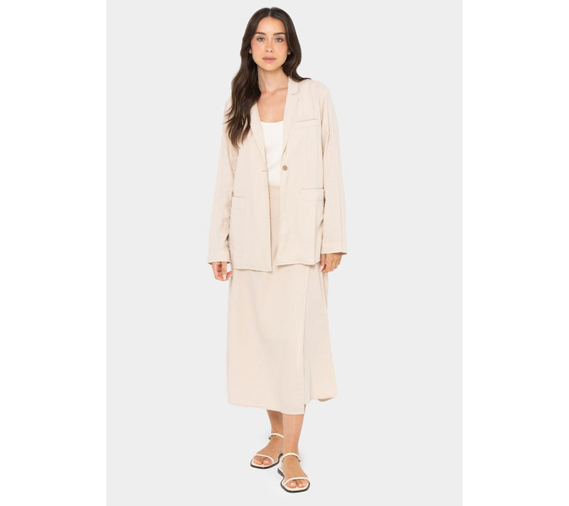 Peace Love World Boheme Petite Wrap Utility Skirt — View 7
