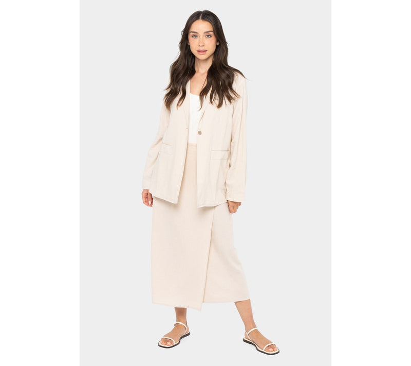 Peace Love World Boheme Petite Wrap Utility Skirt — View 5