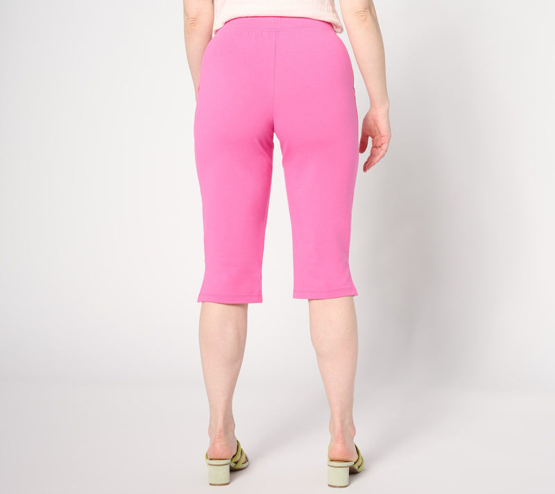 Denim & Co. Beach Petite French Terry Skimmer — View 22
