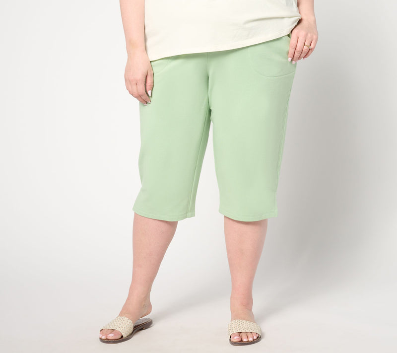 Denim & Co. Beach Petite French Terry Skimmer — View 11
