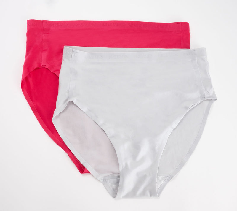 Breezies Invisible Comfort Hi-Cut Panty Set of 2 — View 9