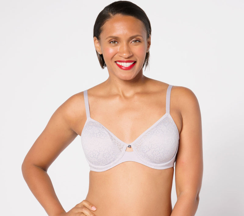 Breezies Lace Elegance Unlined Underwire Support Bra — View 7